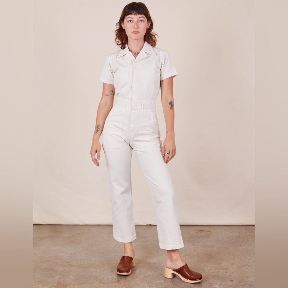 Big Bud Press Short Sleeve Jumpsuit - 100% cotton, made in LA